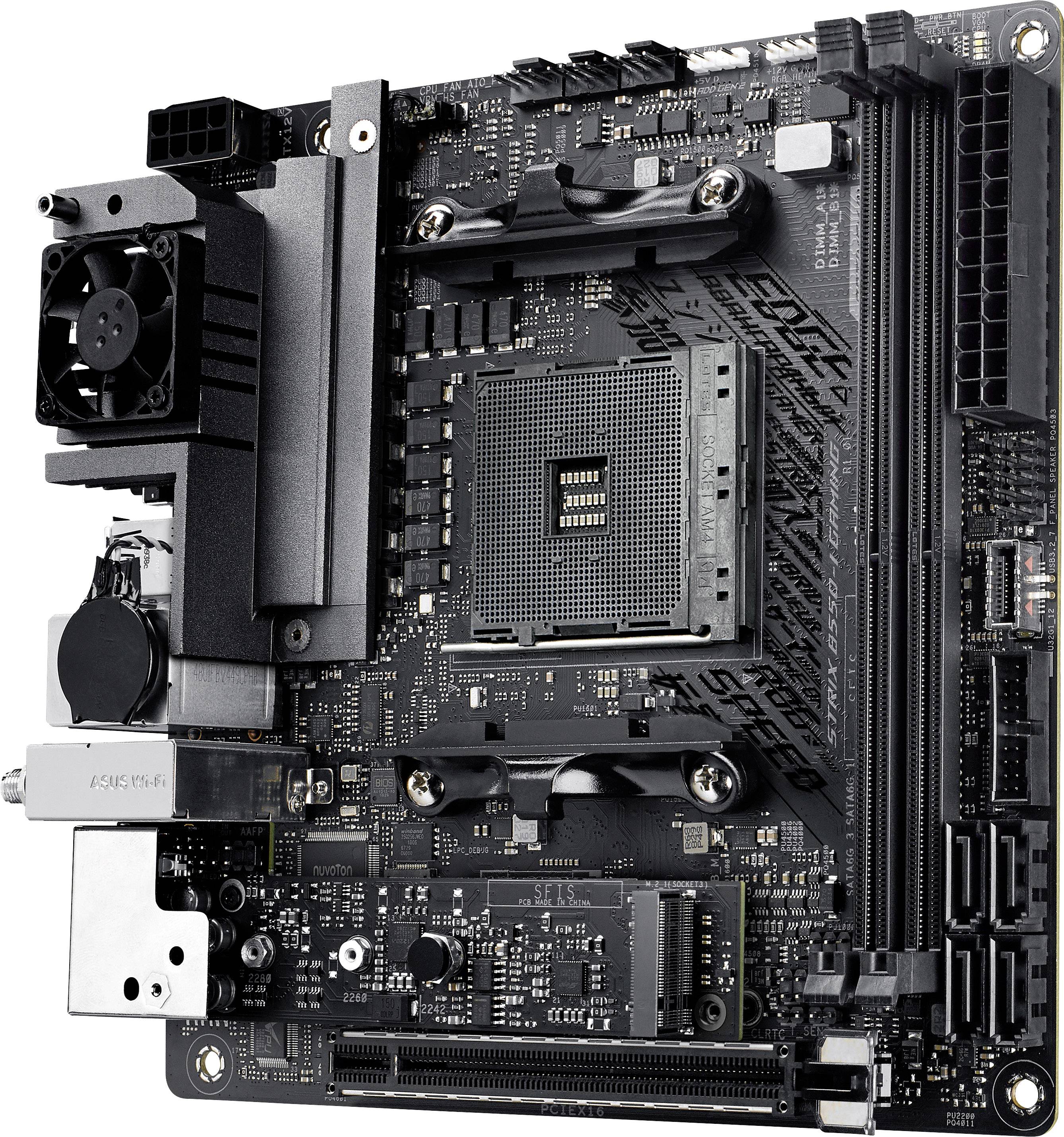 Asus ROG STRIX B550-I GAMING Mainboard Sockel (PC) AMD AM4 Formfaktor (Details) Mini-ITX Mainboard-
