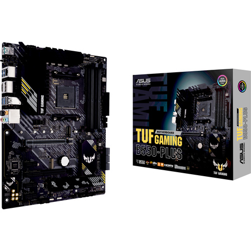 Asus TUF GAMING B550-PLUS Mainboard Sockel (PC) AMD AM4 Formfaktor (Details) ATX Mainboard-Chipsatz