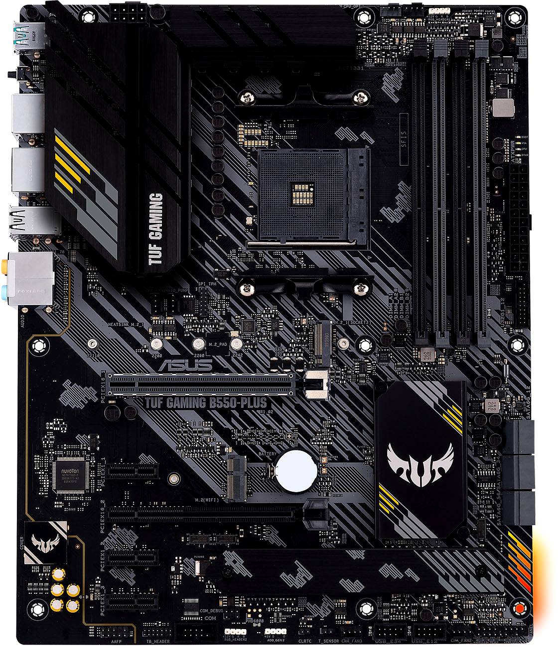Asus TUF GAMING B550-PLUS Mainboard Sockel (PC) AMD® AM4 Formfaktor (Details) ATX Mainboard-Chipsatz AMD® B550
