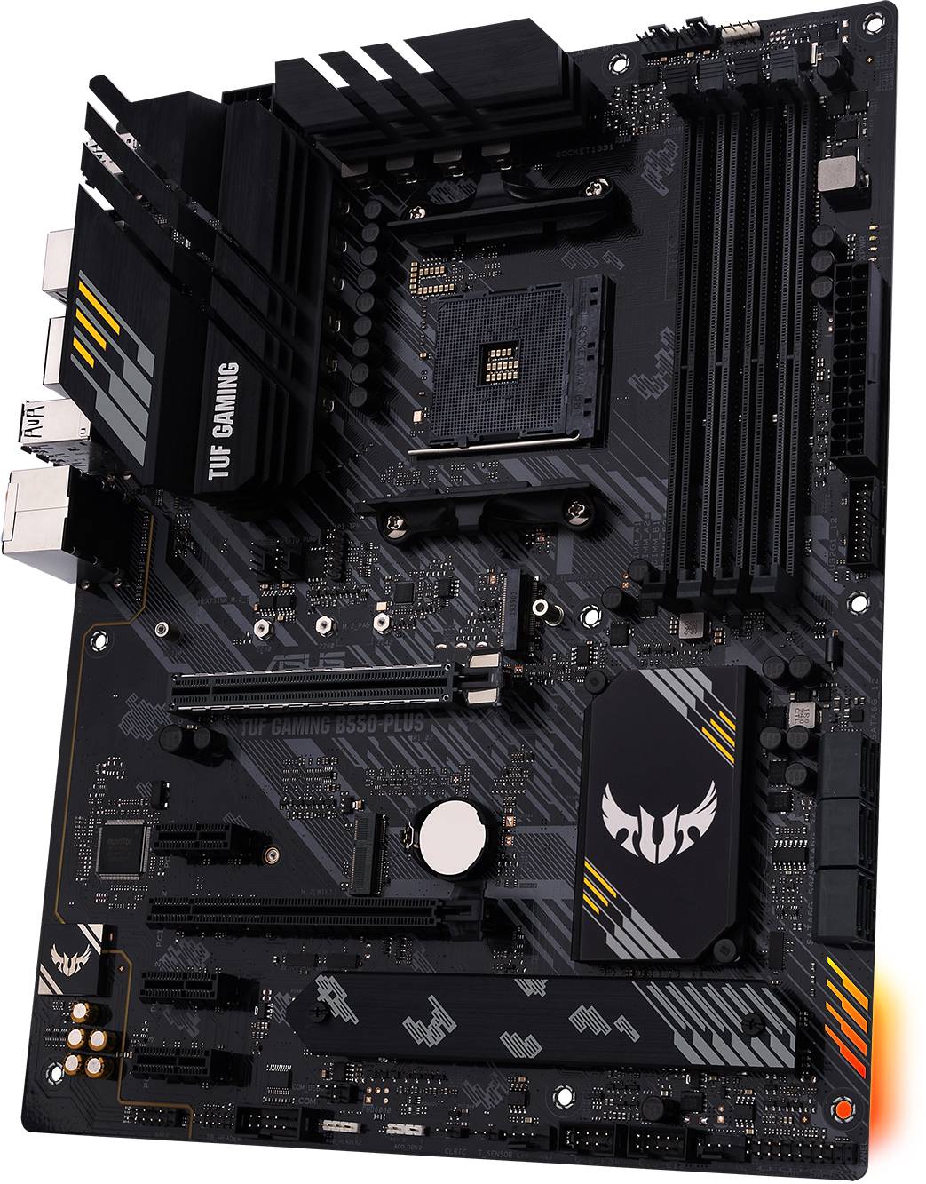 Asus TUF GAMING B550-PLUS Mainboard Sockel (PC) AMD® AM4 Formfaktor (Details) ATX Mainboard-Chipsatz AMD® B550