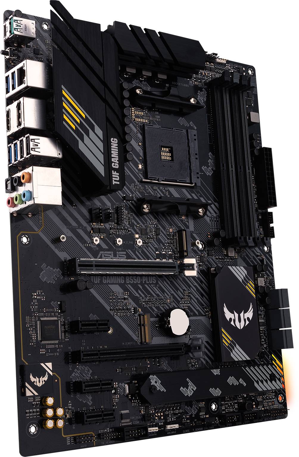 Asus TUF GAMING B550-PLUS Mainboard Sockel (PC) AMD® AM4 Formfaktor (Details) ATX Mainboard-Chipsatz AMD® B550