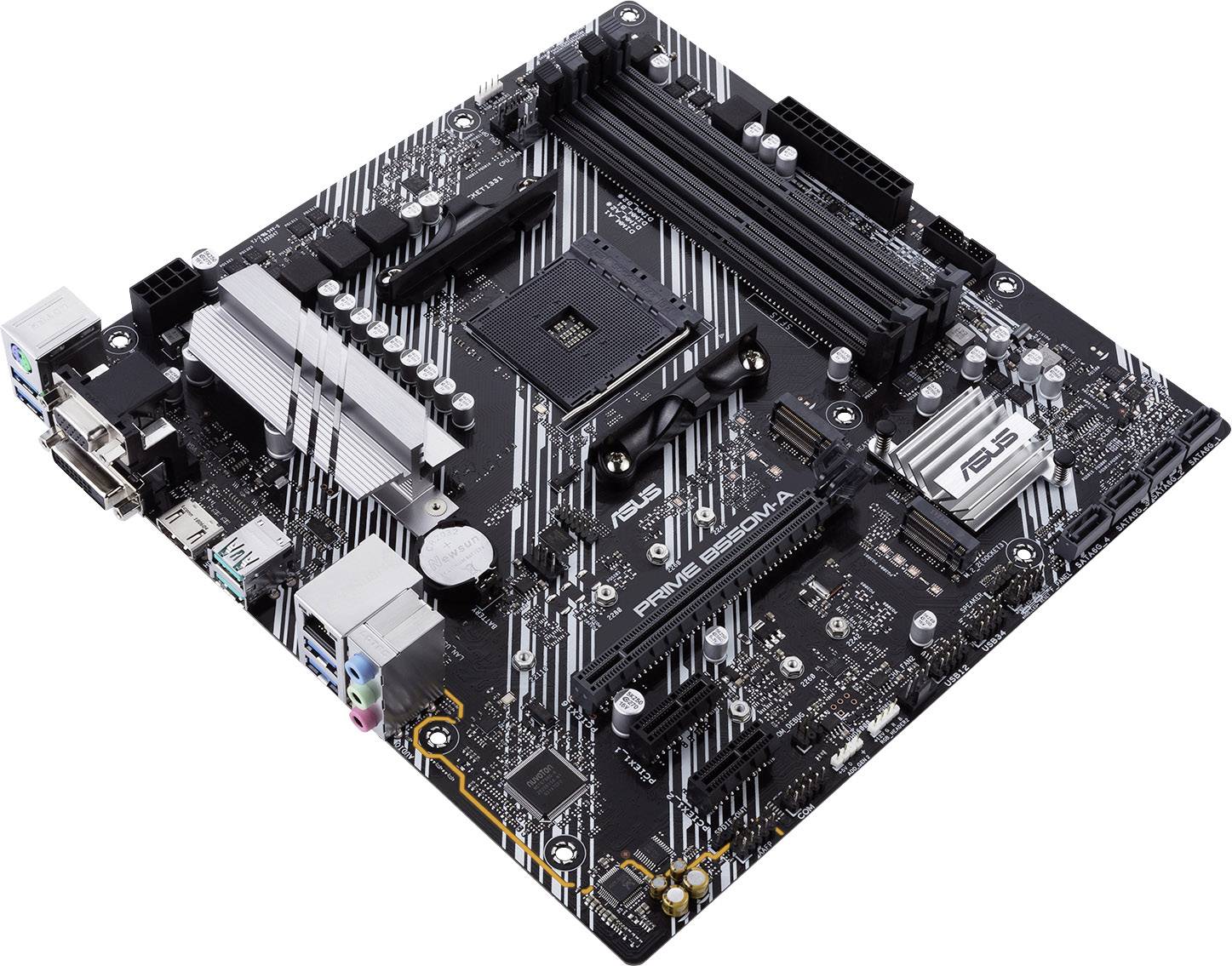 Asus PRIME B550M-A Mainboard Sockel (PC) AMD® AM4 Formfaktor (Details) Micro-ATX Mainboard-Chipsatz AMD® B550