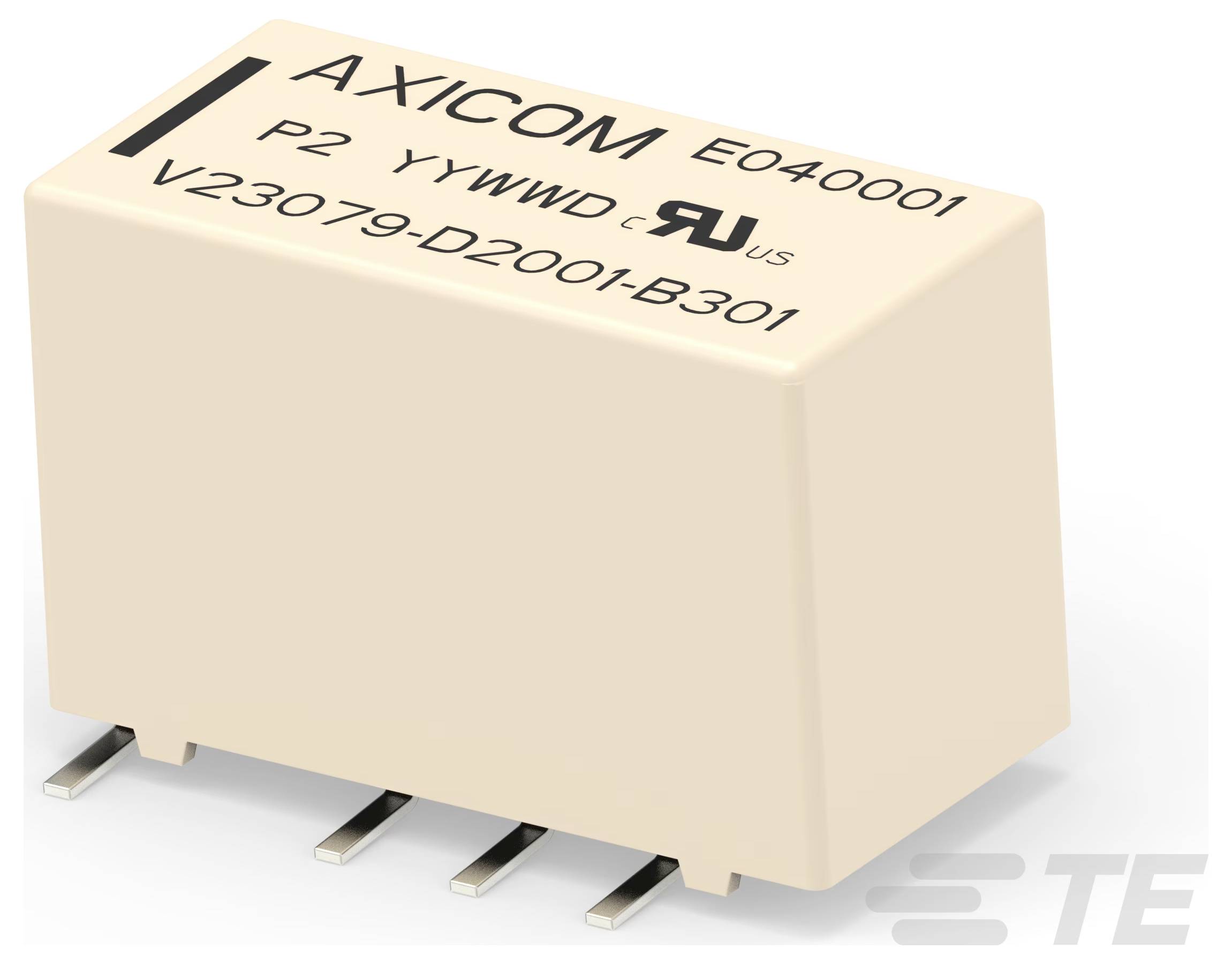 'TE Connectivity' Automobilstecker, schwarz, rechteckige Form mit mehreren Schlitzen, verwendet für fahrzeugelektronische Systeme.