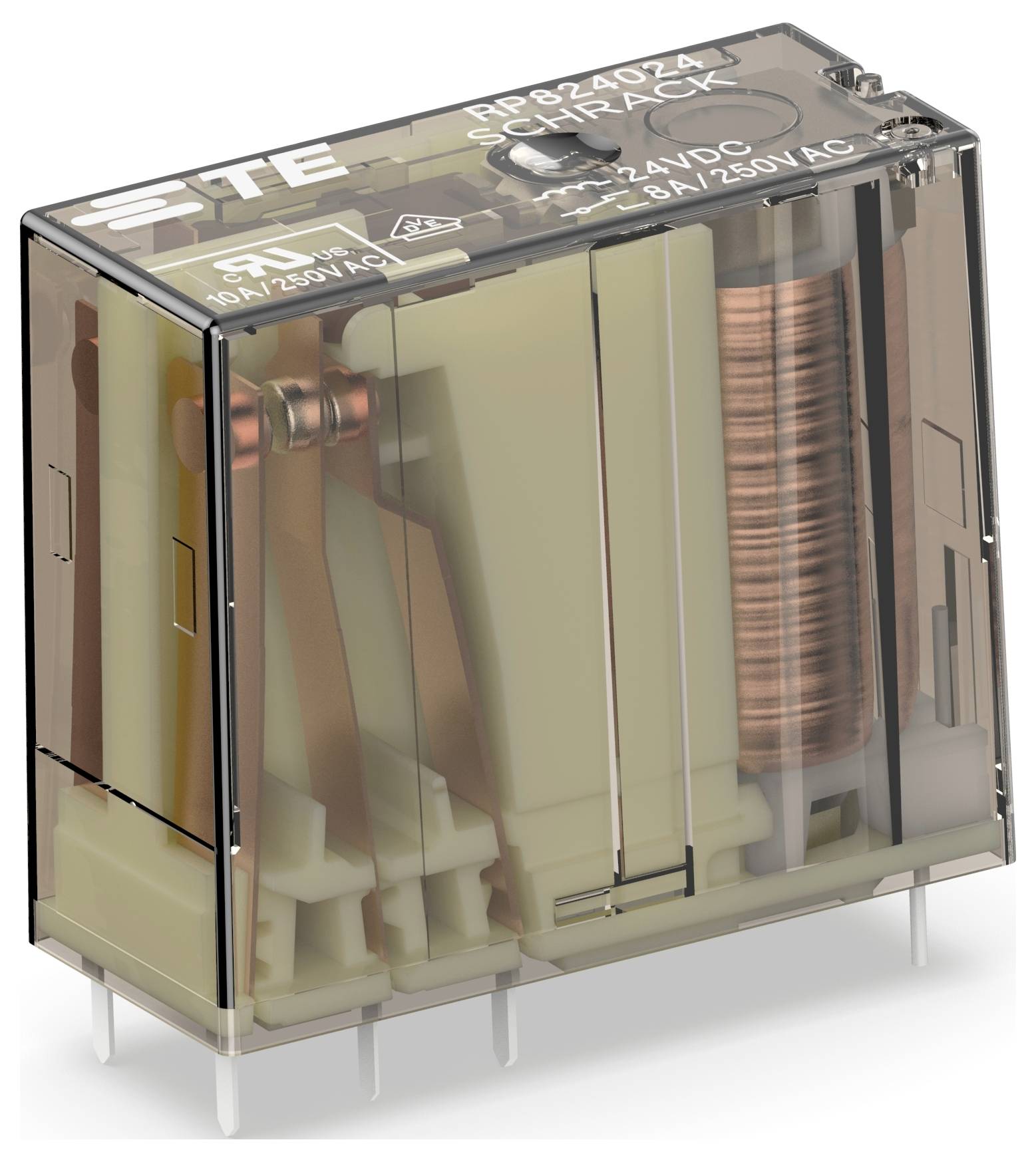 TE Connectivity RP821012 Industrierelais Nennspannung: 12 V/DC 2 Wechsler 1St.