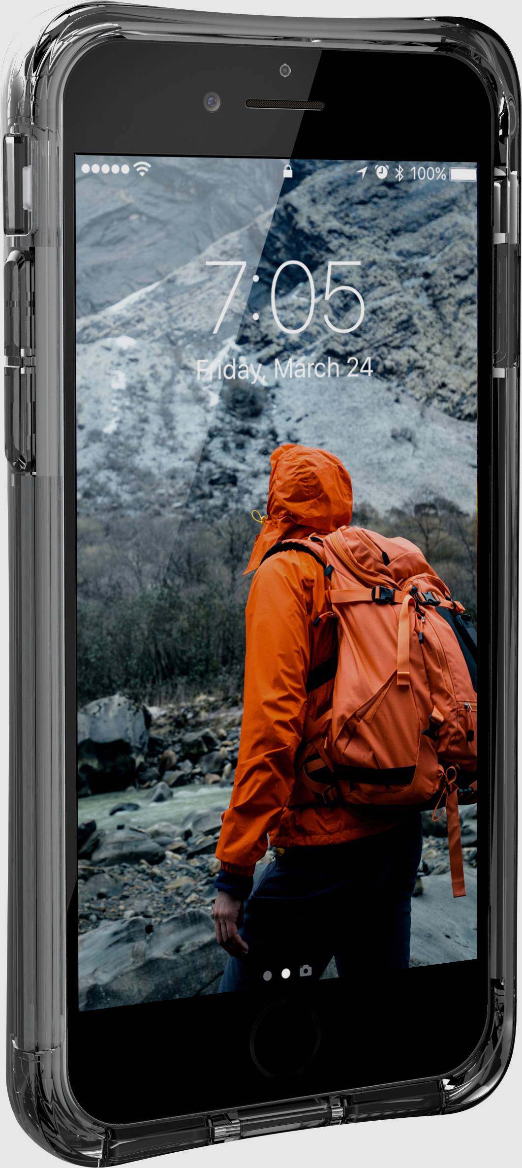 Urban Armor Gear Plyo Case Apple iPhone SE (2. Generation), iPhone 8, iPhone 7, iPhone 6S, iPhone 6, iPhone SE (3. Generation) Ice, Transparen