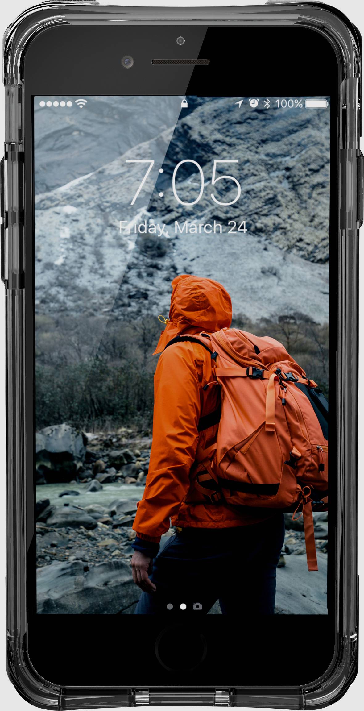 Urban Armor Gear Plyo Case Apple iPhone SE (2. Generation), iPhone 8, iPhone 7, iPhone 6S, iPhone 6, iPhone SE (3. Generation) Ice, Transparen