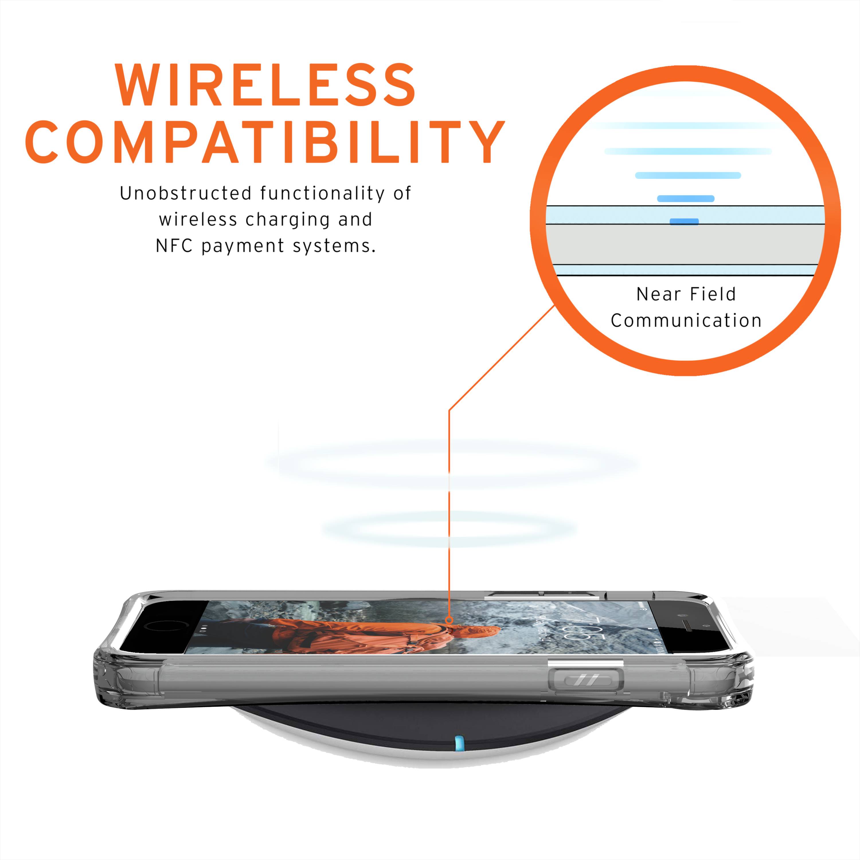 Urban Armor Gear Plyo Case Apple iPhone SE (2. Generation), iPhone 8, iPhone 7, iPhone 6S, iPhone 6, iPhone SE (3. Generation) Ice, Transparen