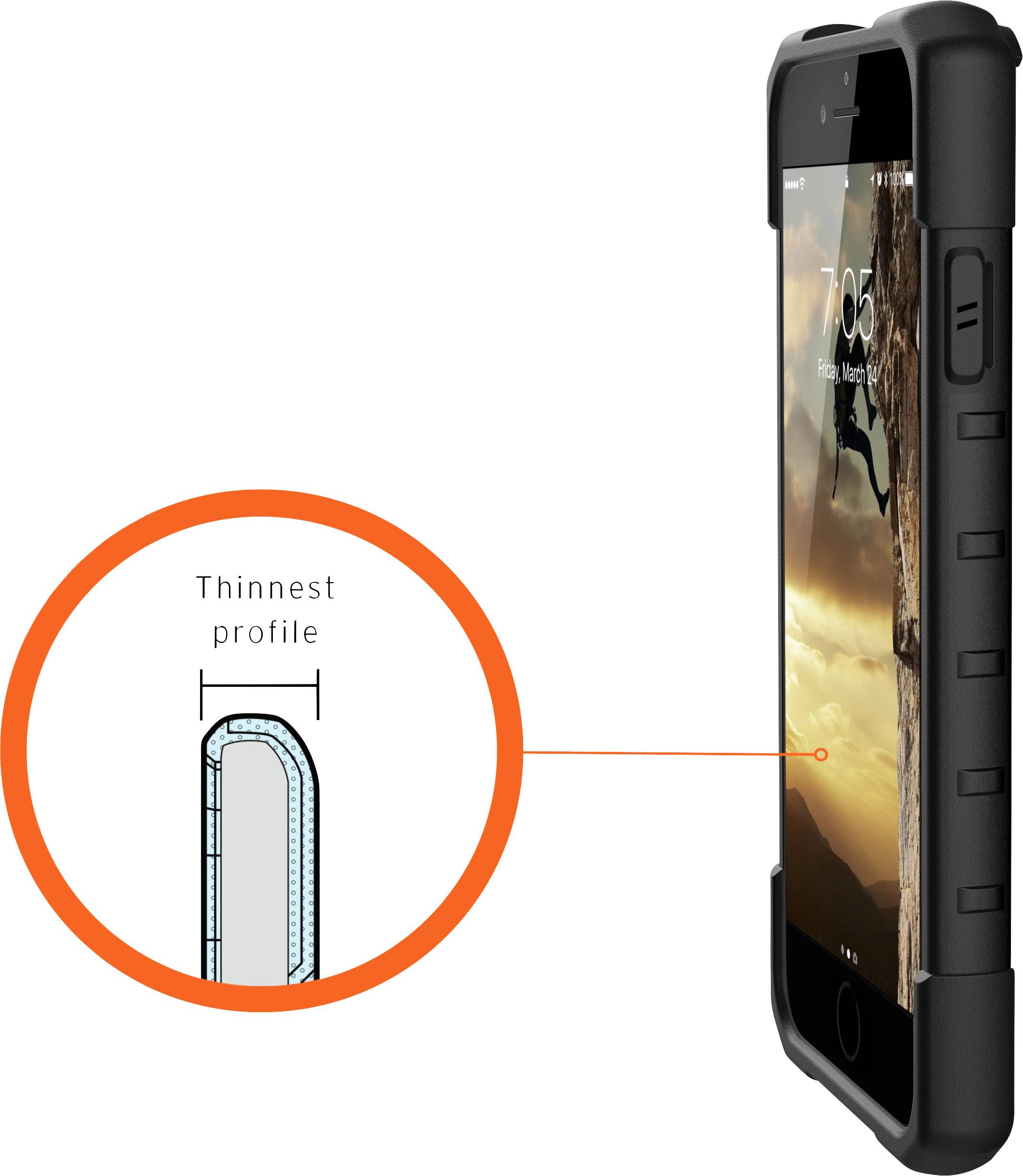 Urban Armor Gear Pathfinder Case Apple iPhone SE (2. Generation), iPhone 8, iPhone 7, iPhone 6S, iPhone 6, iPhone SE (3. Generation) Schwar