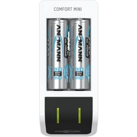 Ansmann Comfort Mini Rundzellen-Ladegerät NiMH Micro (AAA), Mignon (AA) Ansmann Comfort Mini Rundzellen-Ladegerät NiMH Micro (AAA), Mignon (AA)