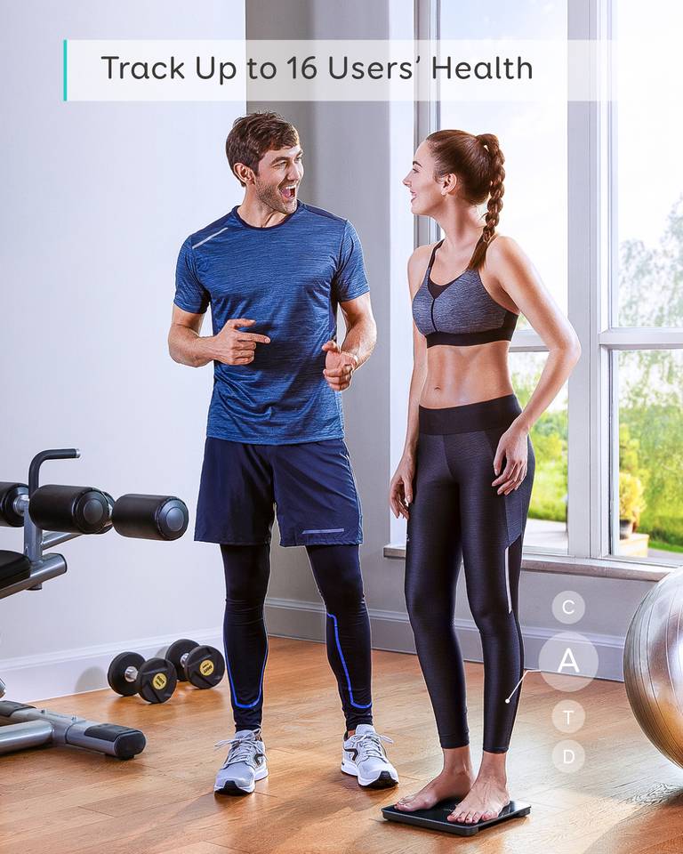 eufy Smart Scale P1 Körperanalysewaage Wägebereich (max.)=150 kg Schwarz