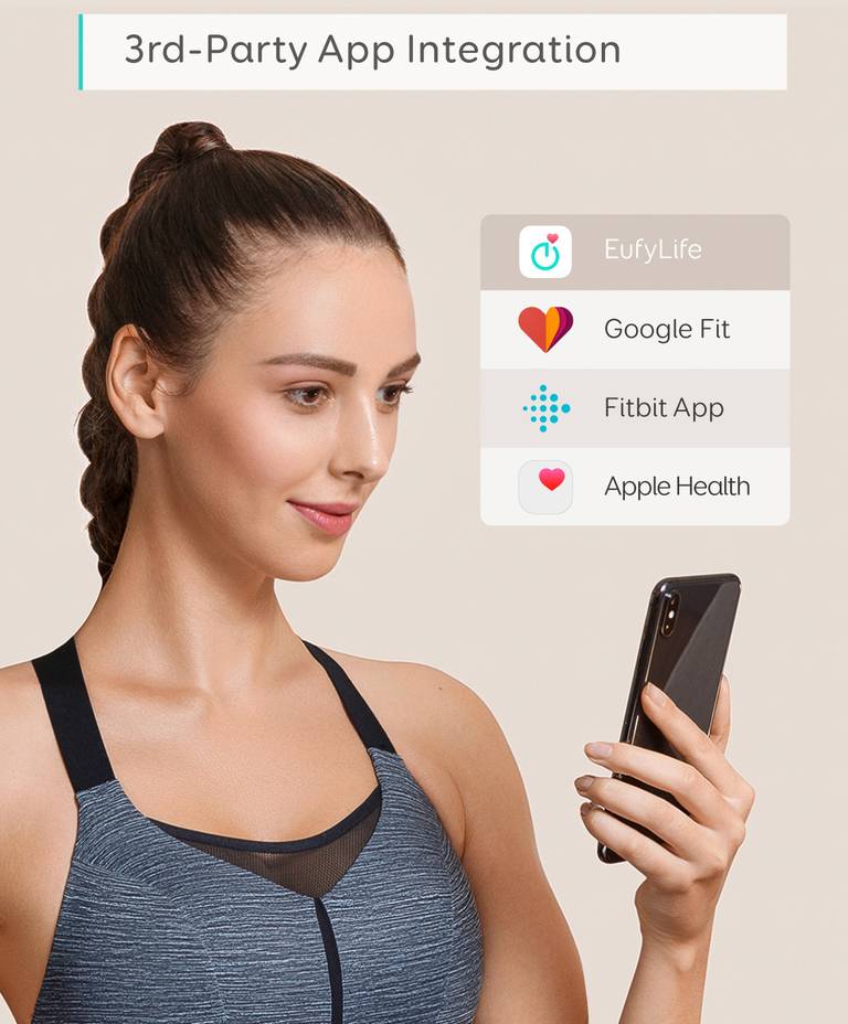 eufy Smart Scale P1 Körperanalysewaage Wägebereich (max.)=150 kg Schwarz