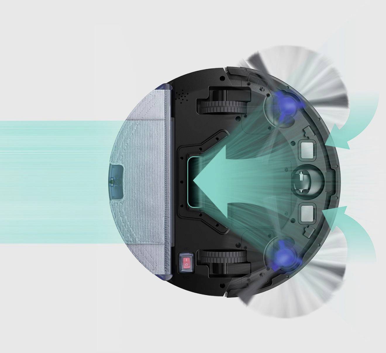 eufy RoboVac G10 Hybrid Saug-und Wischroboter Schwarz