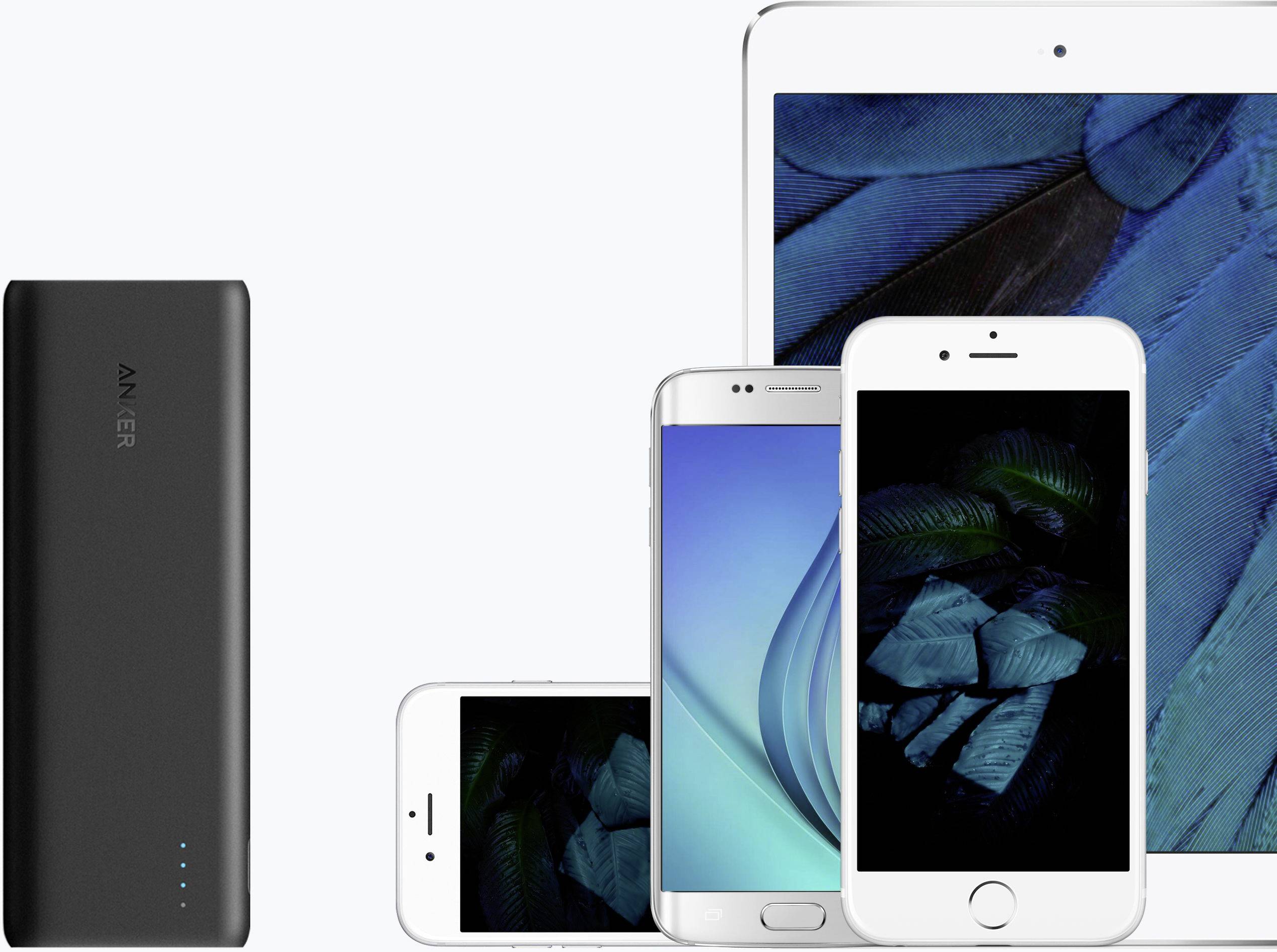 Anker PowerCore External Powerbank 20000 mAh Li-Ion Schwarz