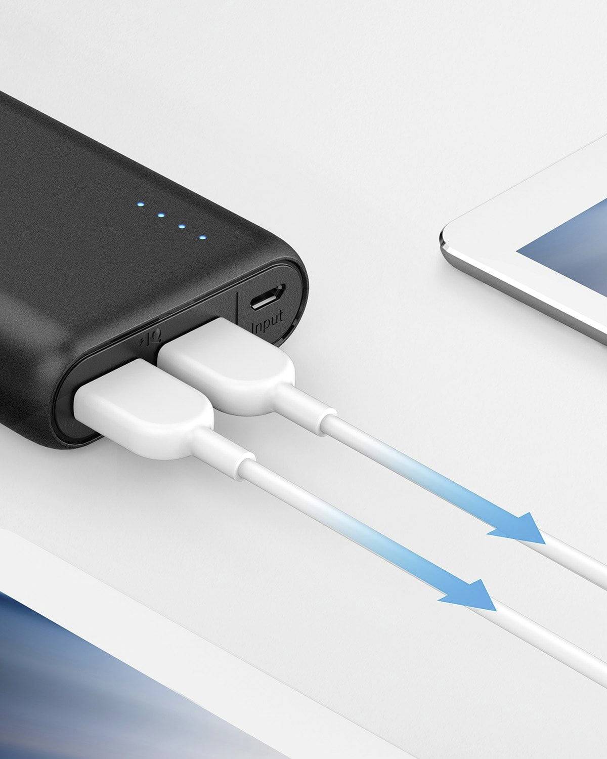 Anker PowerCore External Powerbank 20000 mAh Li-Ion Schwarz