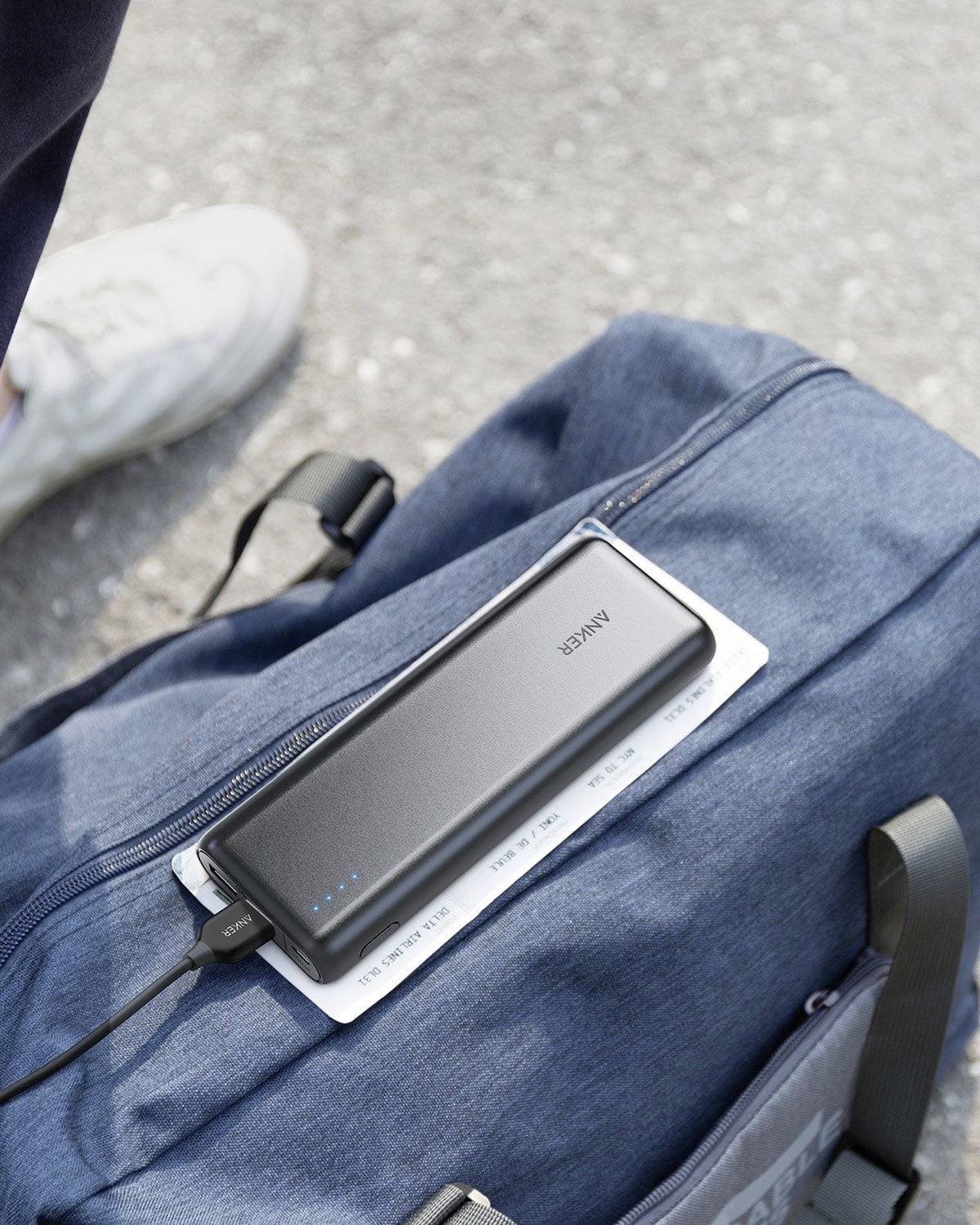 Anker PowerCore External Powerbank 20000 mAh Li-Ion Schwarz