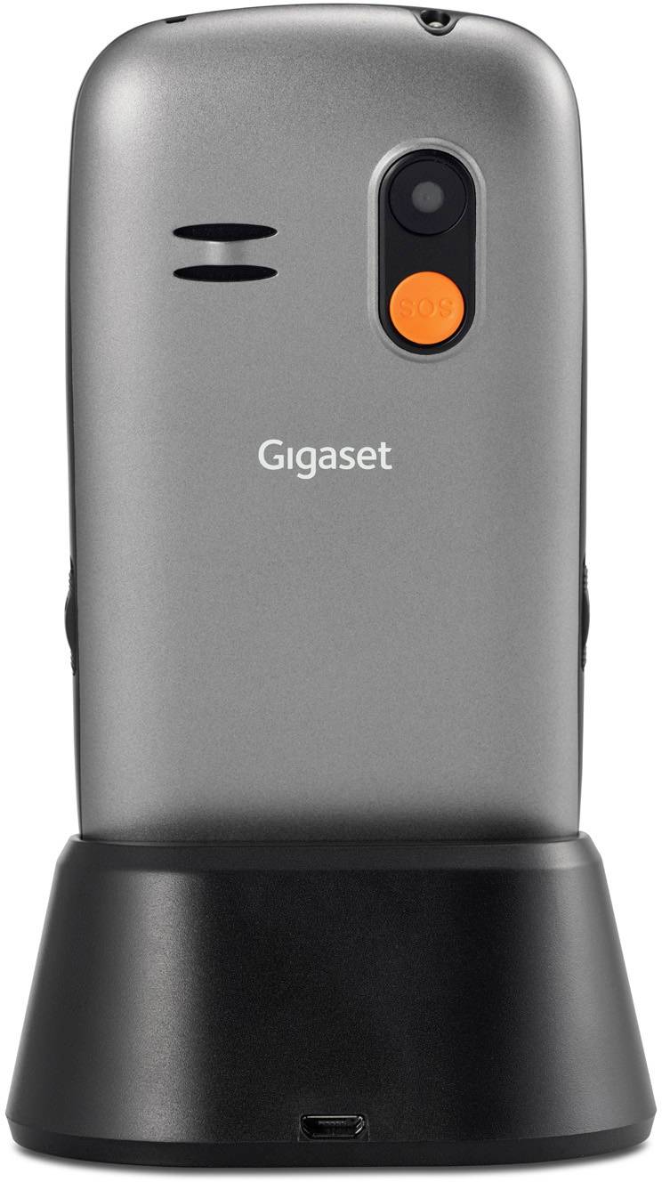 Gigaset GL390 Senioren-Handy Silber