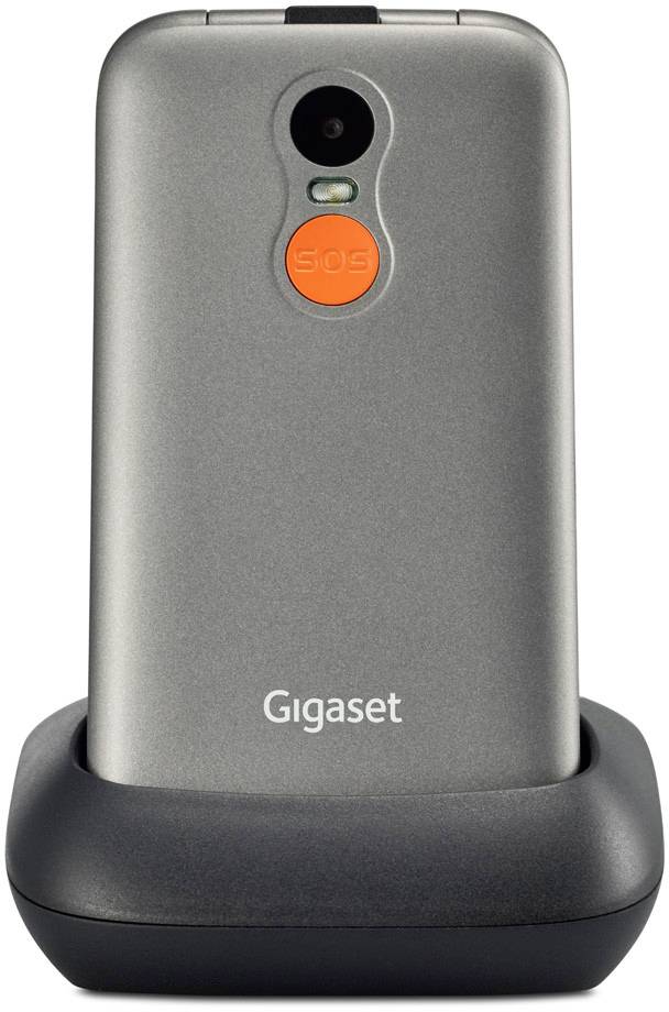 Gigaset GL590 Senioren-Klapp-Handy Silber