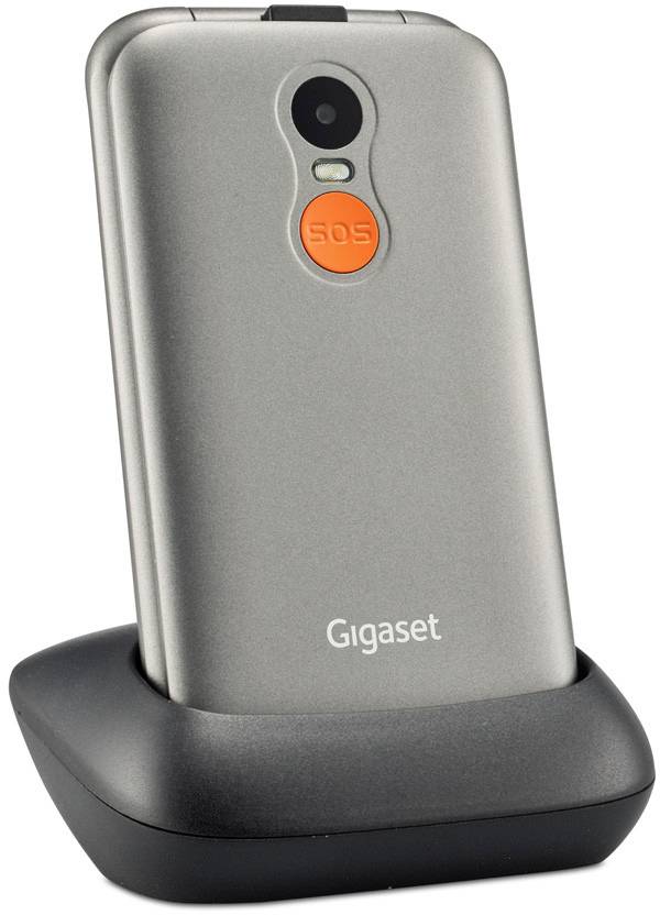 Gigaset GL590 Senioren-Klapp-Handy Silber