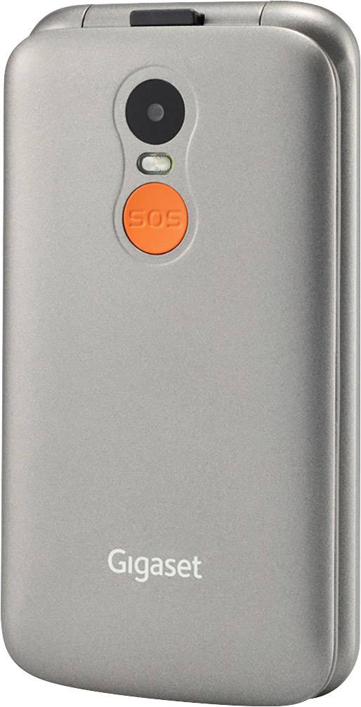 Gigaset GL590 Senioren-Klapp-Handy Silber