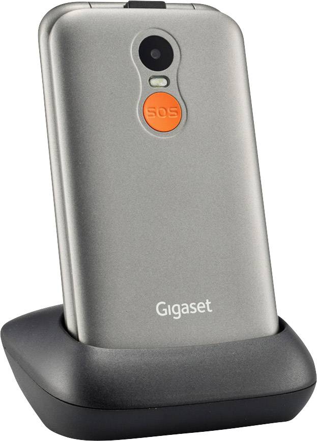 Gigaset GL590 Senioren-Klapp-Handy Silber