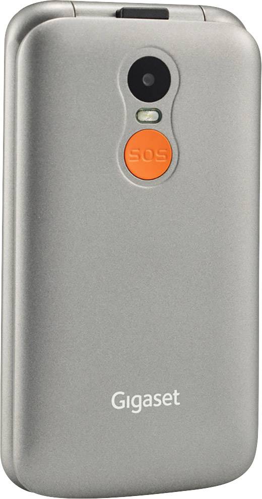 Gigaset GL590 Senioren-Klapp-Handy Silber