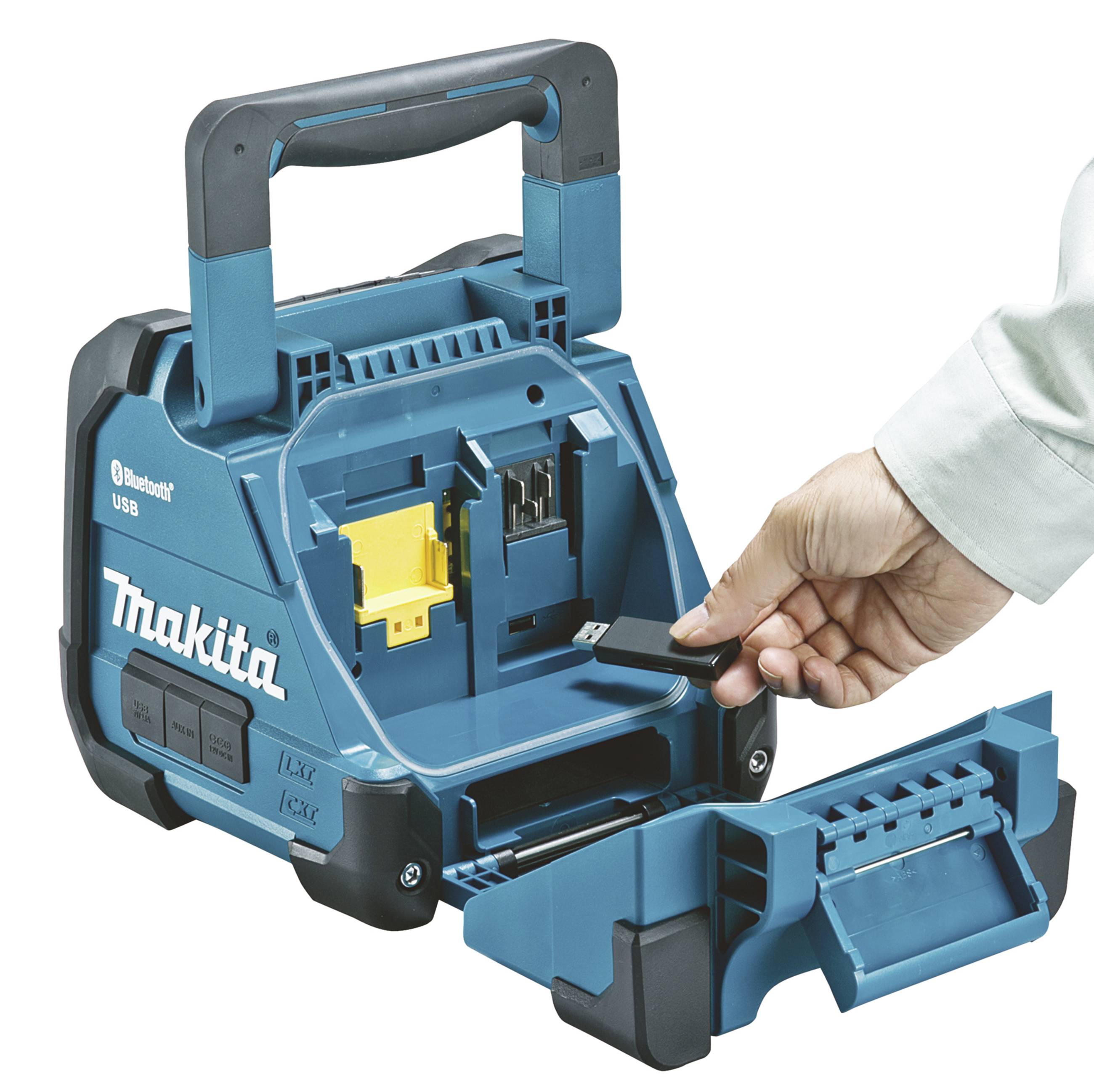 Makita Bluetooth® Lautsprecher spritzwassergeschützt, stoßfest Türkis, Schwarz