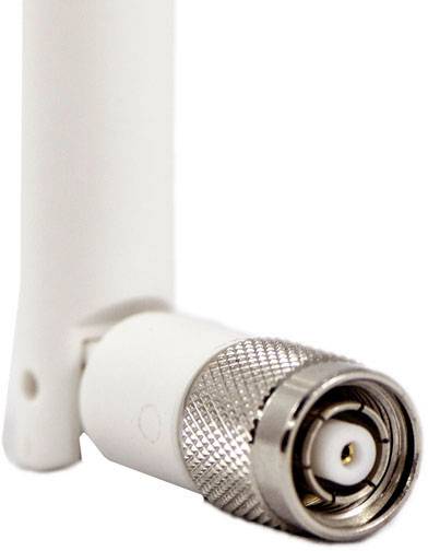 Acceltex Solutions ATS-ID90RD-245-23-1RPTP-IC-W 1fach WLAN Antenne 3 dB 2.4 GHz, 5 GHz 1 x RP-TNC-S