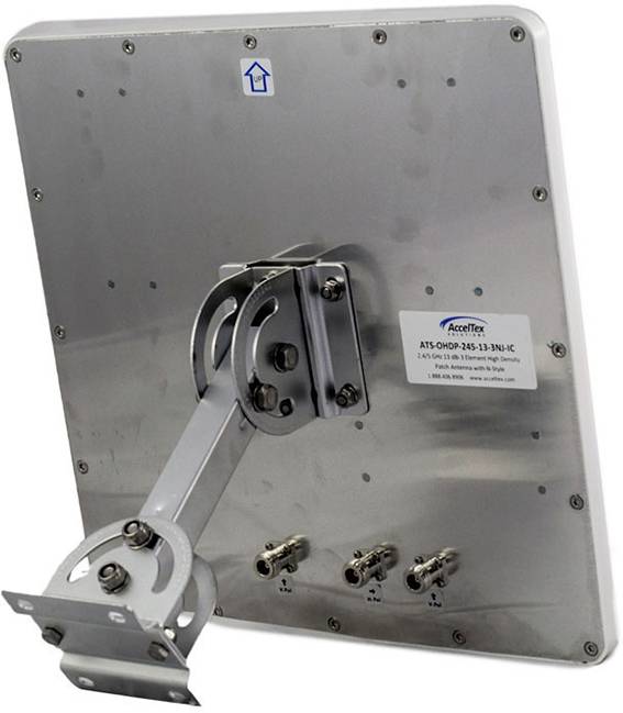 Acceltex Solutions ATS-OHDP-245-13-3NJ-IC 3fach WLAN Antenne 13 dB 2.4 GHz, 5 GHz 3 x N-Stecker