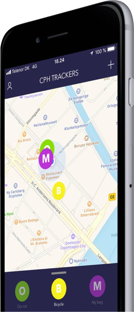 Cobblestone Copenhagen Trackers GPS Tracker Fahrzeugtracker Schwarz 1 St.