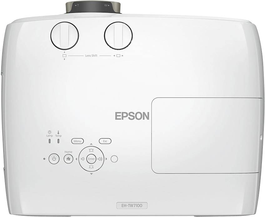 Epson Beamer EH-TW7100 LCD 3000 ANSI-Lumen 3840 x 2160 UHD 4K mit Fernbedienung, 3D ready, 4K unterstützt