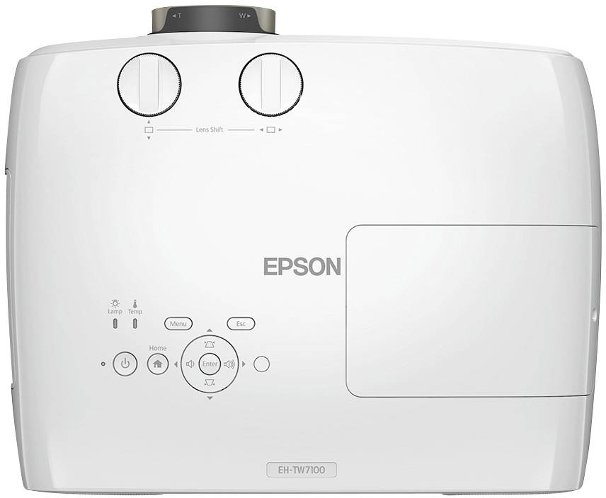 Epson Beamer EH-TW7100 LCD 3000 ANSI-Lumen 3840 x 2160 UHD 4K mit Fernbedienung, 3D ready, 4K unterstützt
