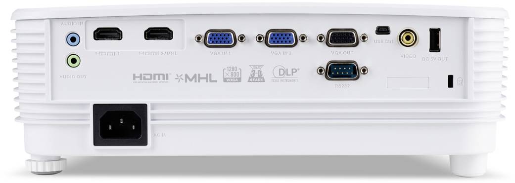 Acer Beamer P1355W DLP Helligkeit: 4000lm 1280 x 800 WXGA 20000 : 1