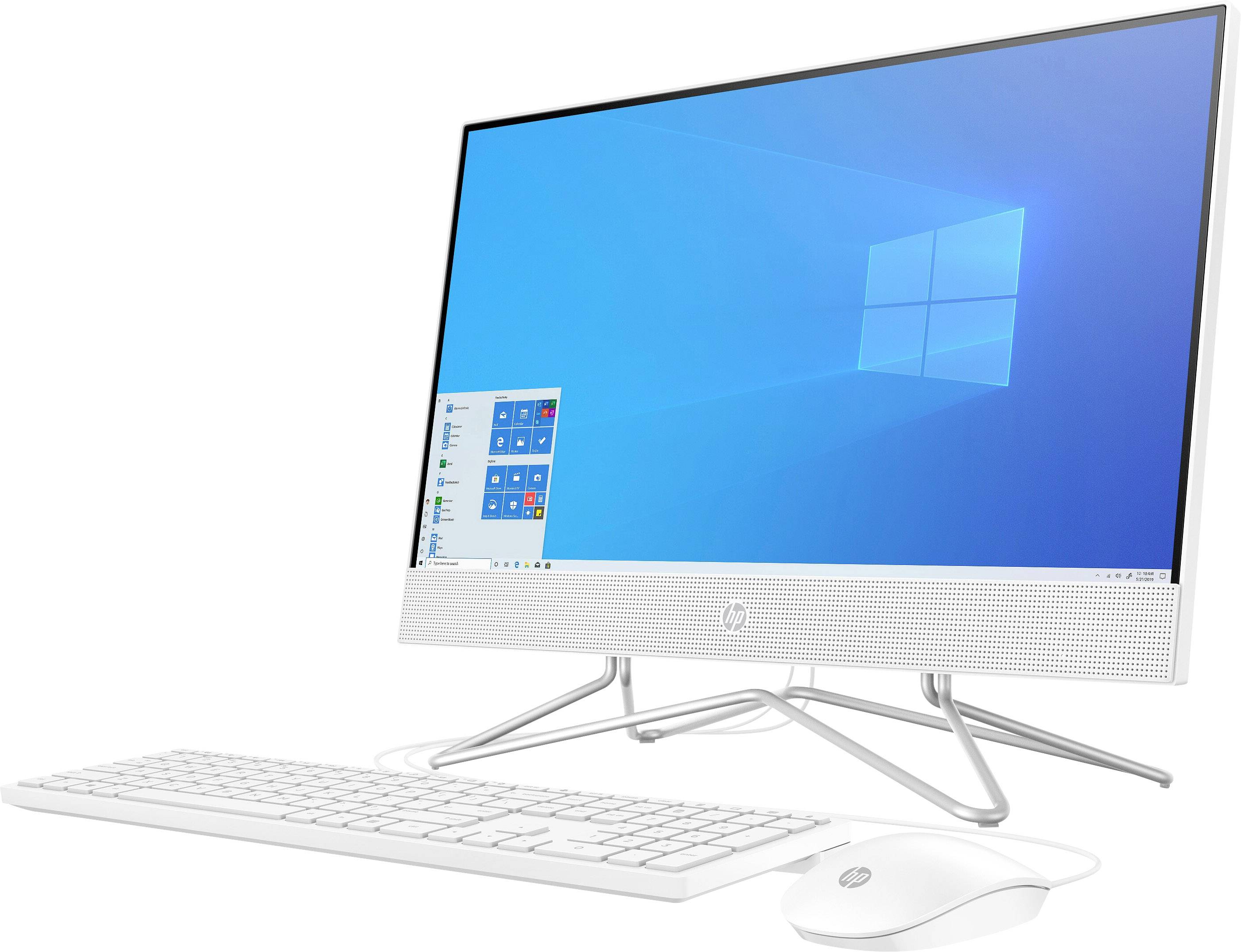 HP All-in-One PC 22-df0001ng 54.6 cm (21.5 Zoll) Full HD AMD Athlon Silver 3050U 4 GB RAM 256 GB SSD AMD Radeon Graphics Win 10 Home 1M5W1EA#A