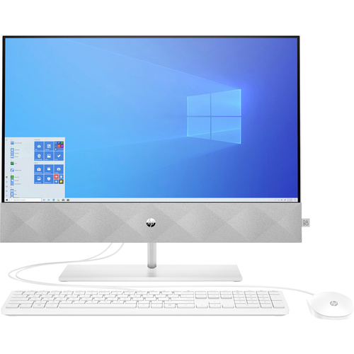 HP 24-k0011ng 60.5cm (23.8 Zoll) All-in-One PC Intel® Core™ i7 i7-10700T 8GB 512GB SSD Intel UHD Graphics Windows® 10 Home Weiß