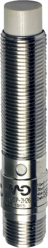 Zylindrischer Drucksensor aus Metall mit glatter Oberfläche und gerilltem Mittelteil.