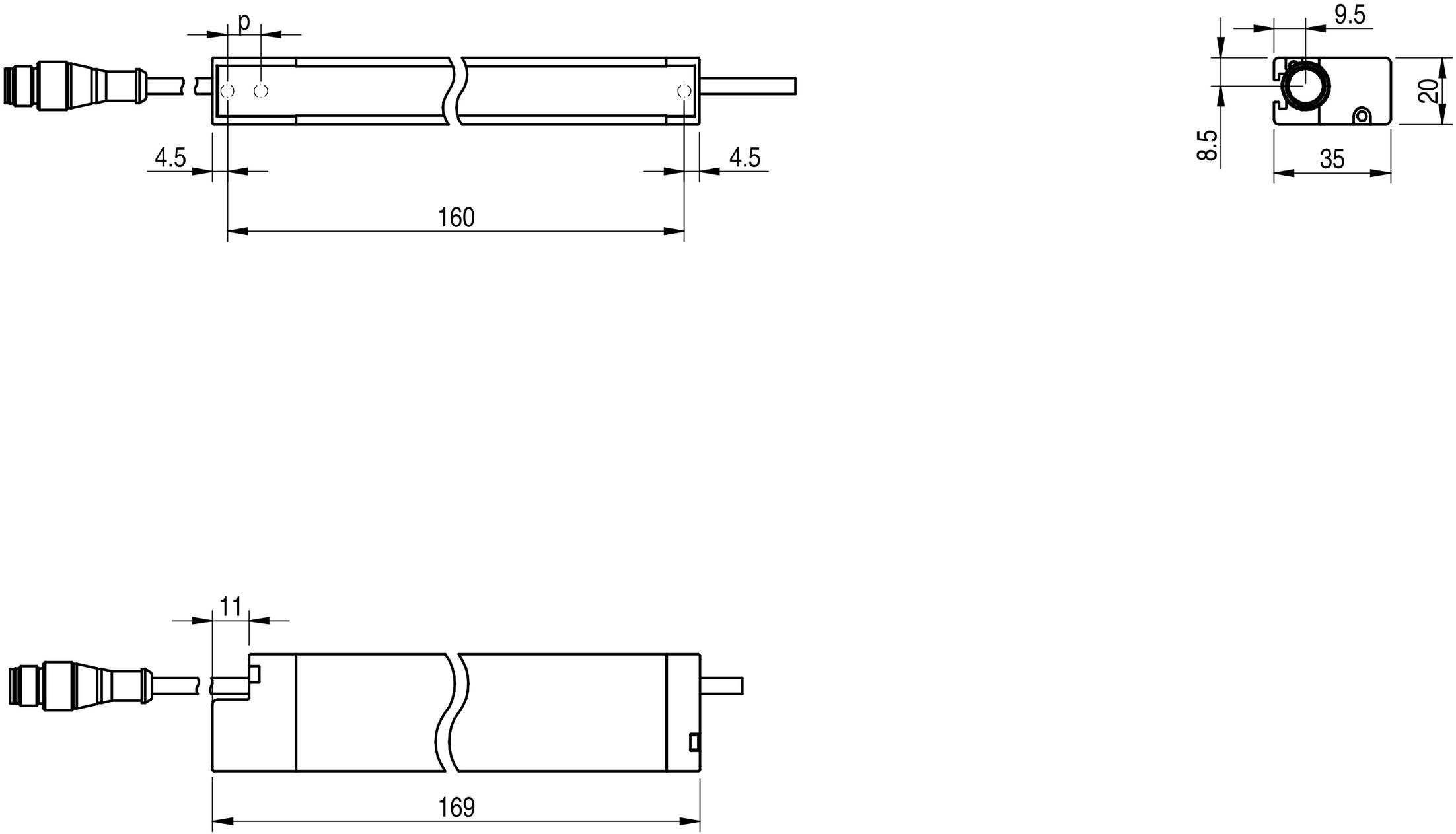 MD Micro Detectors Flächen-Sensor CX0E1RP/10-016V CX0E1RP/10-016V 1St.