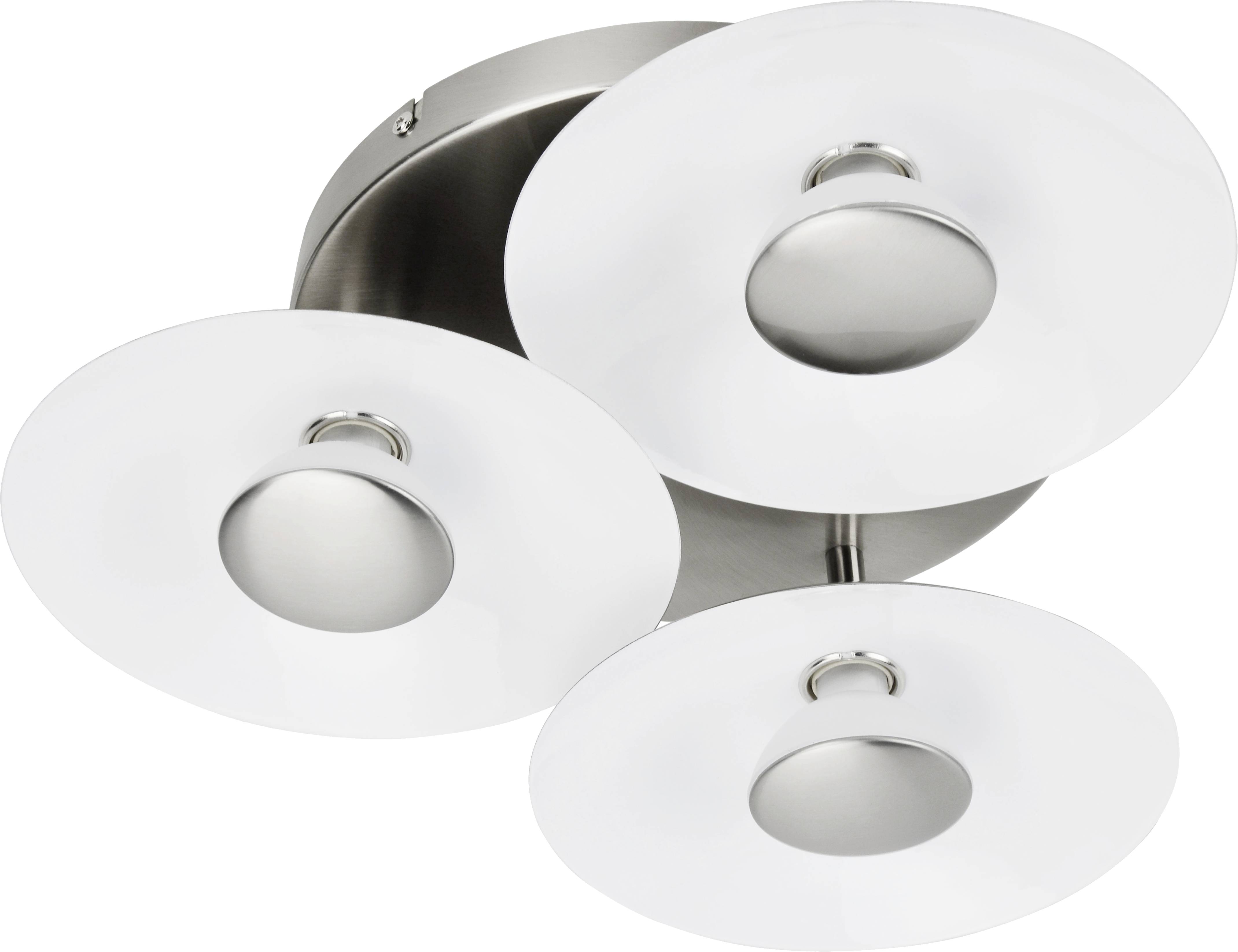 LightMe LM85603 LM NIKKI 3-fl. rd. LED-Deckenleuchte GU10 15 W