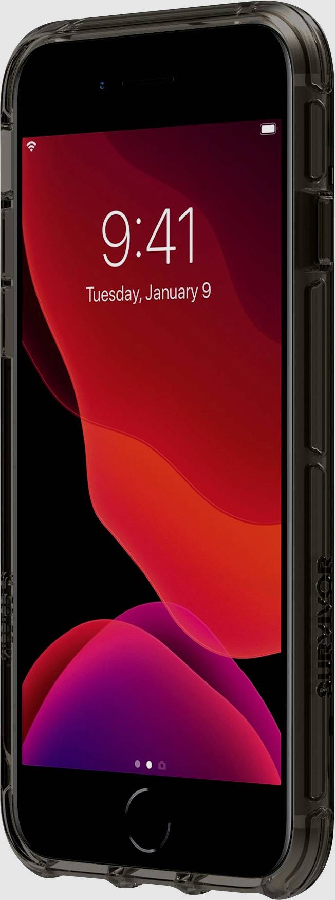 Griffin Survivor Clear Case Case Apple iPhone 6, iPhone 6S, iPhone 7, iPhone 8, iPhone SE (2. Generation), iPhone SE (3. Generation) Schwar