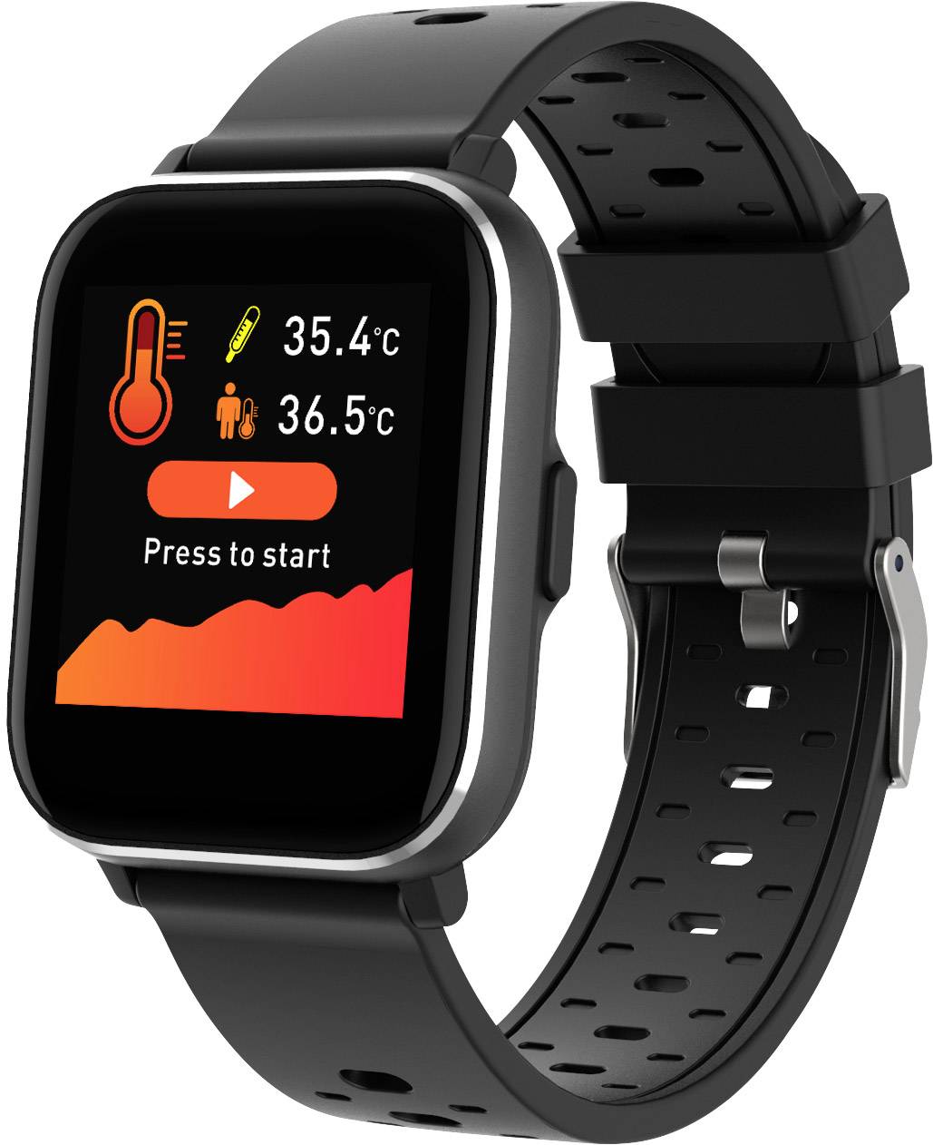 Denver SW-163 Smartwatch    Schwarz