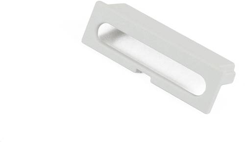 Hammond Electronics Hutschienen-Gehäuse Deckel 35 x 10 x 10 Polycarbonat Lichtgrau