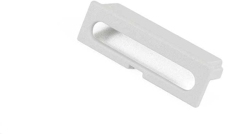 Hammond Electronics Hutschienen-Gehäuse Deckel 35 x 10 x 10 Polycarbonat Lichtgrau