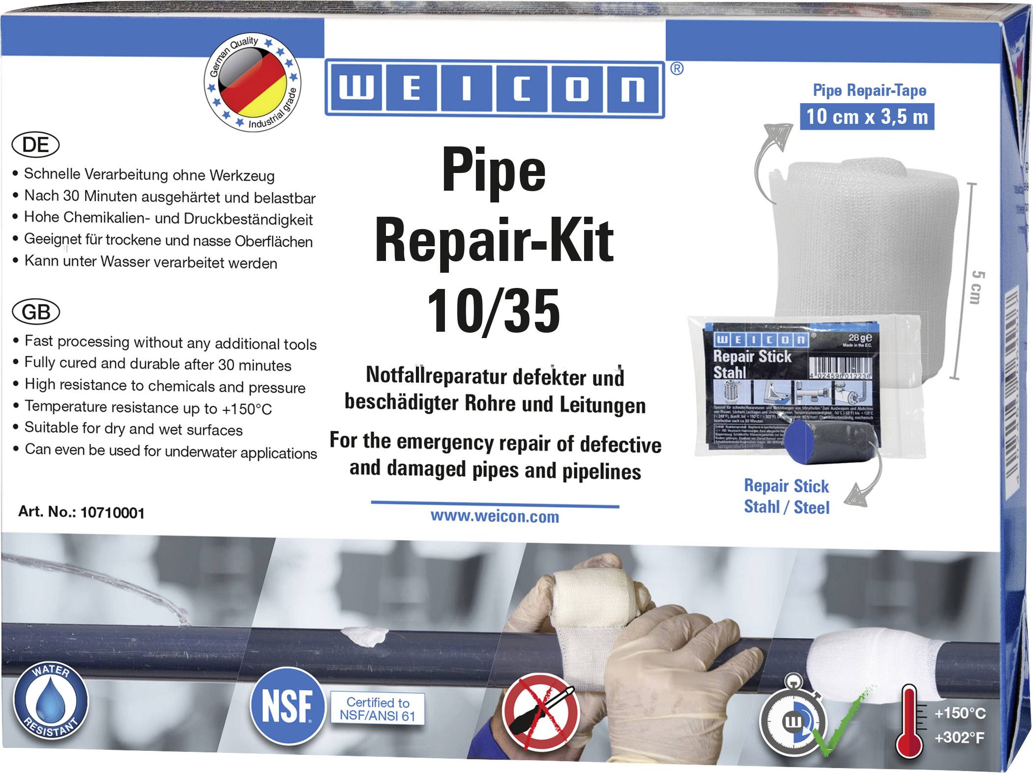 WEICON Repair Stick Stahl 10055740 1St.
