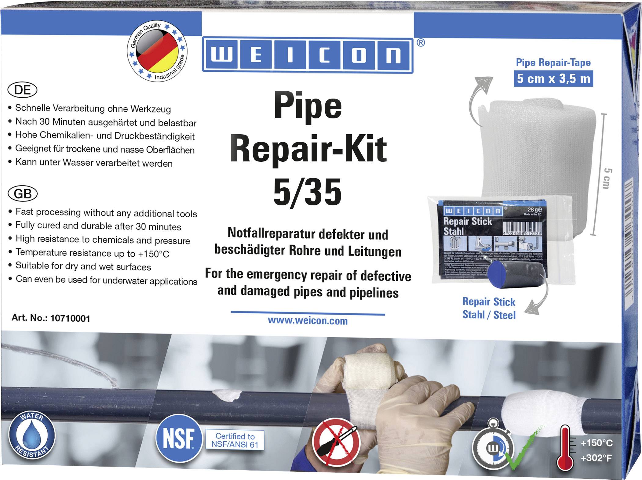 WEICON Repair Stick Stahl 10055738 1 St.