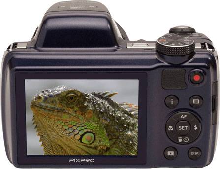 Kodak AZ528 Digitalkamera 16 Megapixel Opt. Zoom: 52 x Midnight Blue inkl. Akku, inkl. Blitzgerät Bildstabilisierung, WiFi, mit