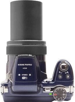 Kodak AZ528 Digitalkamera 16 Megapixel Opt. Zoom: 52 x Midnight Blue inkl. Akku, inkl. Blitzgerät Bildstabilisierung, WiFi, mit
