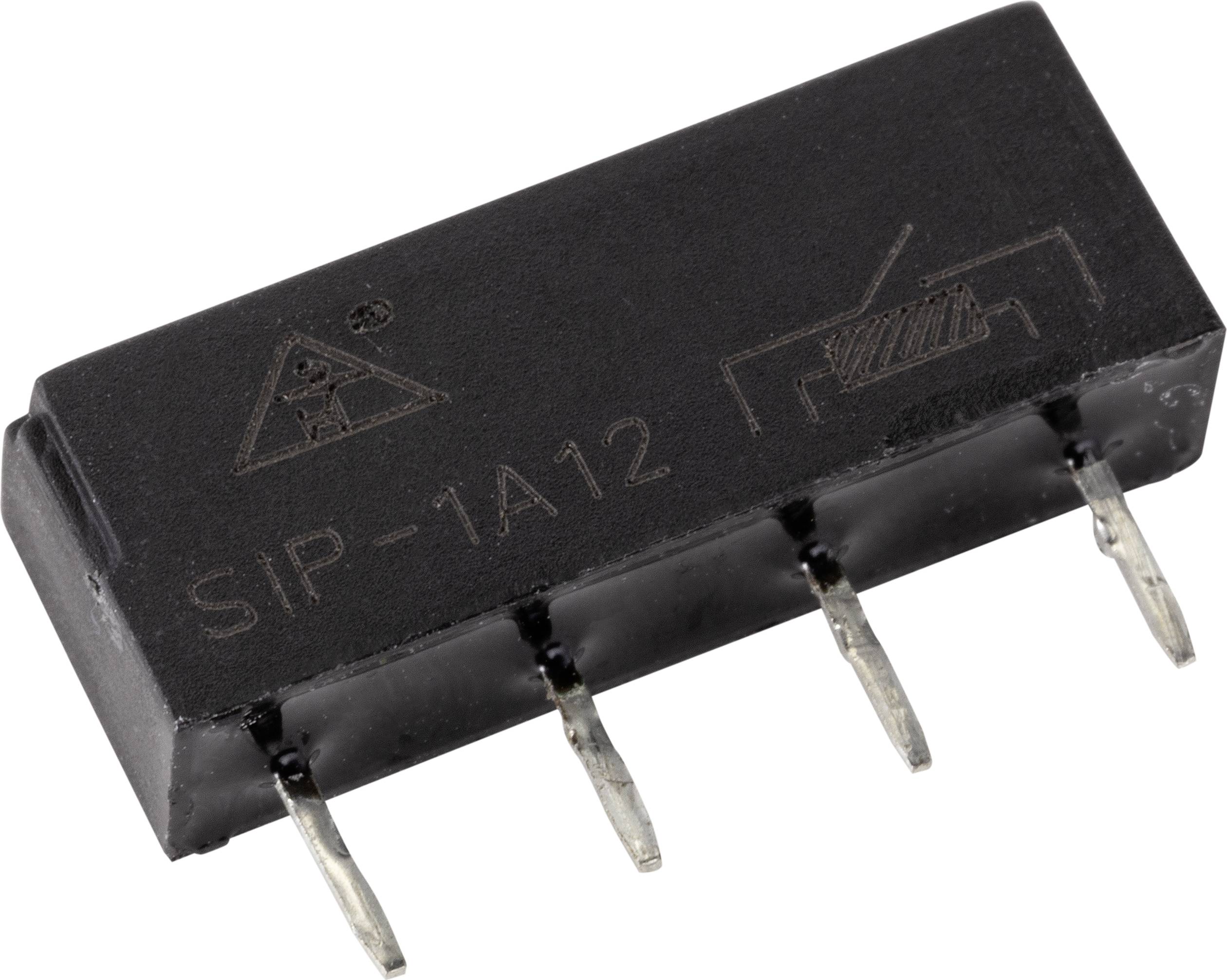 TRU COMPONENTS SIP1A12 Reed-Relais 1 Schließer 12 V/DC 0.5A 10W SIP-4