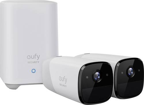 Anker eufyCam 2 kit 2*1 T88413D2 WLAN IP-Überwachungskamera-Set mit 2 Kameras 1920 x 1080 Pixel