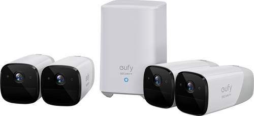 Anker eufyCam 2 kit 4*1 T88433D2 WLAN IP-Überwachungskamera-Set mit 4 Kameras 1920 x 1080 Pixel