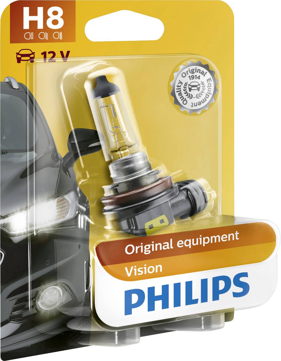 Philips Automotive 12360B1 Halogen Leuchtmittel Vision H8 35W 12V