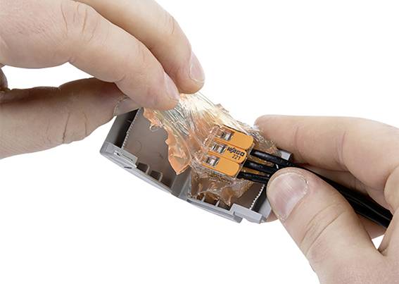 WAGO 207-1331 207-1331 Gelbox für Verbindungsklemmen flexibel: - starr: - 4St.